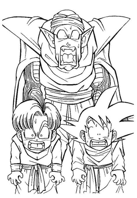 dragon ball  coloring pages lineart  printable coloring pages