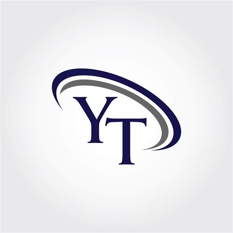 monogram yt logo design  vectorseller thehungryjpeg