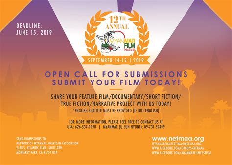now open myanmar film festival of los angeles 12th edition network