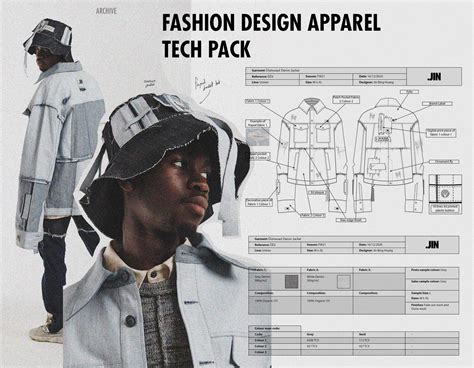 tech pack design clothing design