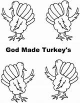 Coloring God Made Turkey Pages Created Animals Church People Turkeys Thanksgiving Collection House Popular Coloringhome sketch template