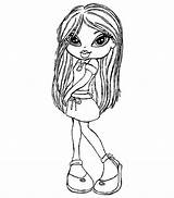 Coloring Pages Bratz Kidz Chloe Draw Getcolorings Getdrawings sketch template