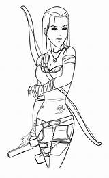 Croft Survivor Lineart Feareffectinferno Litoperezito sketch template