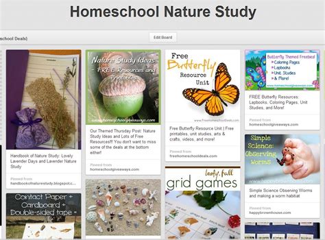 nature study printables  homeschool deals