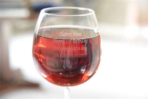 Personalised Giant Wine Glass By The Letteroom