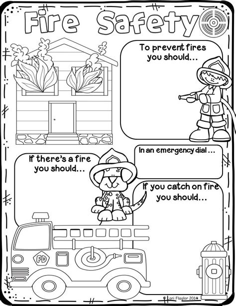 fire safety worksheet preschool tife