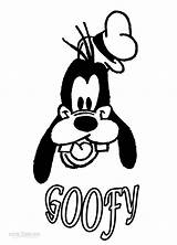 Goofy Coloring Pages Disney Printable Kids Face Cartoon Cool2bkids Halloween Printables Color Characters Cool Print Choose Board sketch template