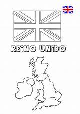 Unido Reino Bandeira sketch template
