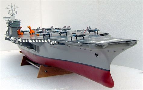 huge rc uss nimitz aircraft carrier ready  run  inches