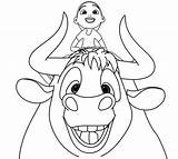 Ferdinand Coloring Movie Nina Bull Children Pages Sheet Sheets Printable Kids Coloringpagesfortoddlers Choose Board sketch template