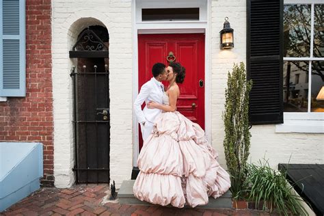 Victorian Lesbian Wedding At Historic Church In Alexandria Virginia