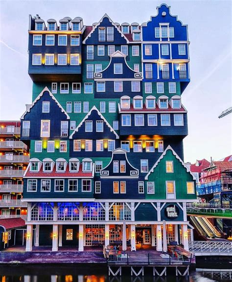 uniquely beautiful building  zaandam netherlands reurope