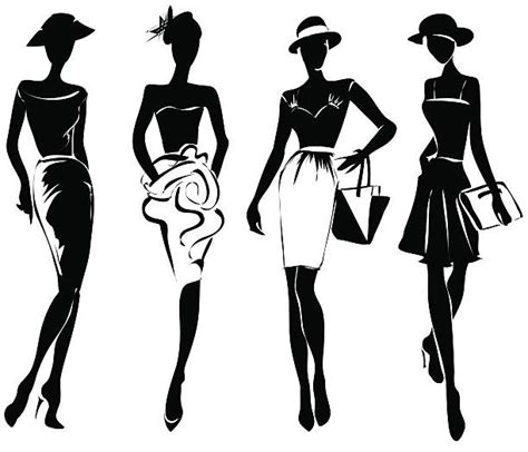 fashion show illustrations royalty free vector graphics