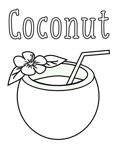 top  printable coconut coloring pages  coloring pages