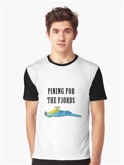 pining   fjords graphic  shirt  tophatmonster redbubble