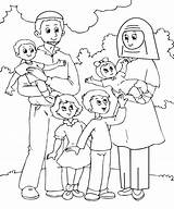 Family Coloring Pages Lds Color Getcolorings Printable Families sketch template