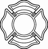 Maltese Cross Clip Fire Template Blank Coloring Firefighter Department Google Silhouette Search Truck Drawing Stencil Auxiliary Graphic Cliparts Logo Pages sketch template