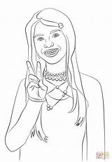 Coloring Zoey 101 Martinez Lola Pages Drawing Popular sketch template