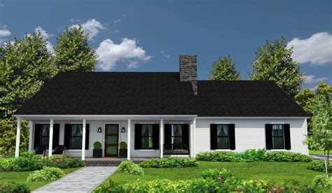 story ranch style house plan  southern trace ranch style house plans colonial house