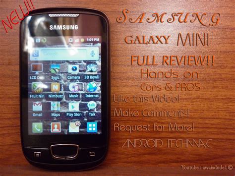 samsung galaxy mini hd review full cons pros  android techmac androidtech mac