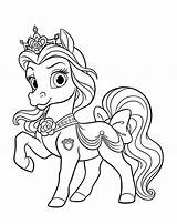 Coloring Pony Pages sketch template