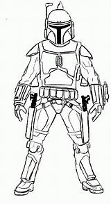 Boba Coloring Fett Pages Boys sketch template