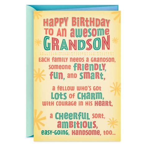 printable birthday cards grandson printable world holiday