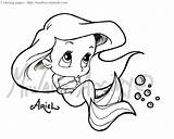 Disney Coloring Pages Baby Princess Rapunzel Ariel sketch template