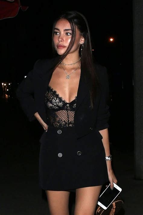 madison beer see through this sheer top fits her scandal planet