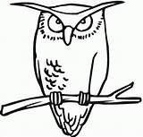 Owl Coloring Horned Pages Printable Owls Great Clipart Kids Cartoon Cliparts Drawing Library Clip Easy Animal Clipartbest Gif Book Clipartmag sketch template