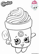Coloring Shopkins Pages Cute Frosting Freda Printable Print Drawings Choose Board Drawing Colouring Info sketch template
