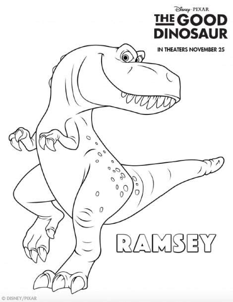 dinosaur coloring pages   good dinosaur disney coloring