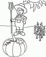 Pumpkin Farmer Mitraland sketch template