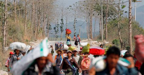 burma thouands flee fighting in embattled kokang region time