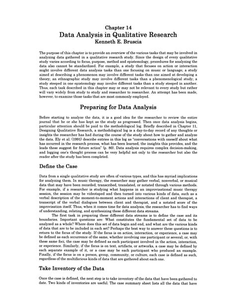 data analysis  qualitative research