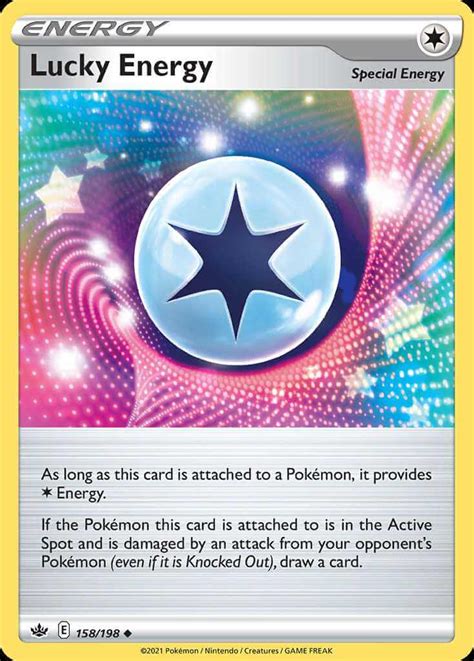 lucky energy swsh  pokemon card  pokemoncard