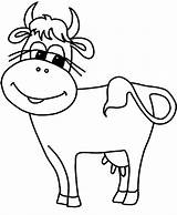 Cow Coloring Pages Long Cows Tail Cartoon Eyelash Milch Waggle Printable Kids Color Procoloring Kidsplaycolor Cute Face Drawing Print Netart sketch template