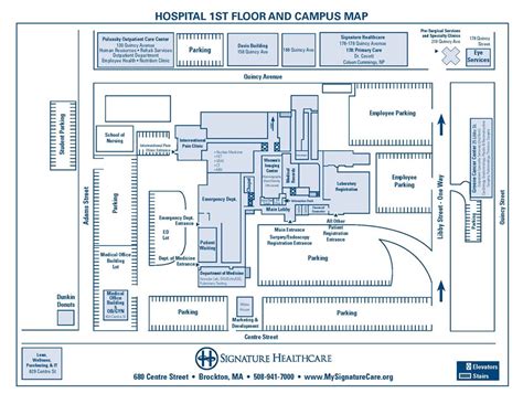 campus map signature healthcare