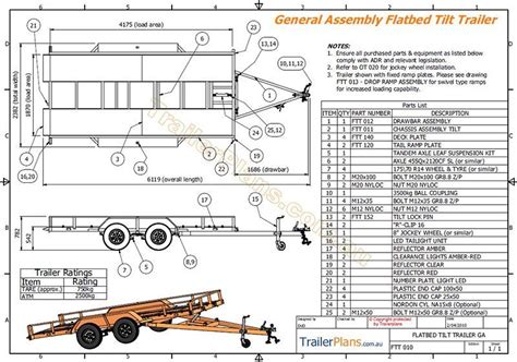flatbed trailer plans  trailer plans tilt trailer flatbed trailer
