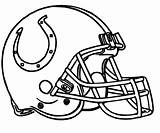 Coloring Helmet Football Pages Colts Indianapolis Chiefs Helmets Nfl Baseball Drawing Printable Color Bears Kansas City Logo Print Rocks Chicago sketch template