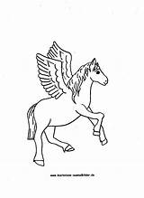 Pegasus Ausmalbilder Pferde Pferd Ausmalbild Ausdrucken Ausmalen Malvorlagen Kinderbilder Drucken Kostenlosen sketch template