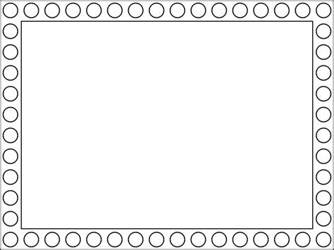 circles border coloring page coloring pages