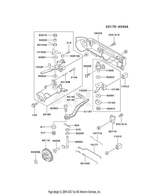 kawasaki fed cs  stroke engine fed parts diagram  control equipment