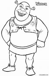 Shrek Cool2bkids Gingy Malvorlagen Ogre Gesicht sketch template