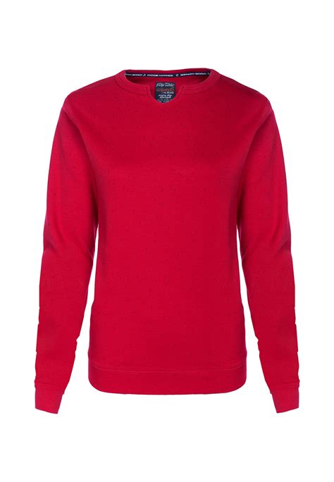 Soquesto Sweatshirt Für Damen In Rot Jeanswelt