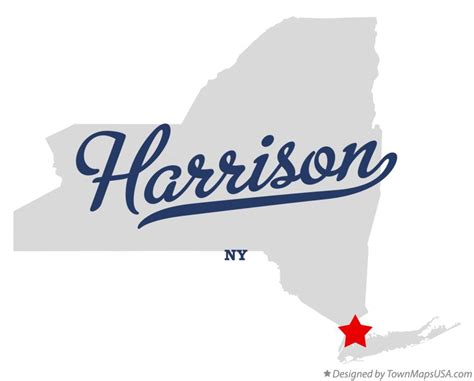 map  harrison ny  york