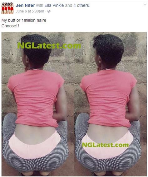 my butt or one million naira people slam girl for putting her waist online romance nigeria