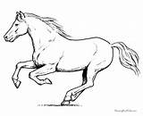 Horse Coloring Running Pages Horses Realistic Drawing Printable Print Drawings Colts Color Kids Sheet Getdrawings Popular Gif Coloringhome sketch template