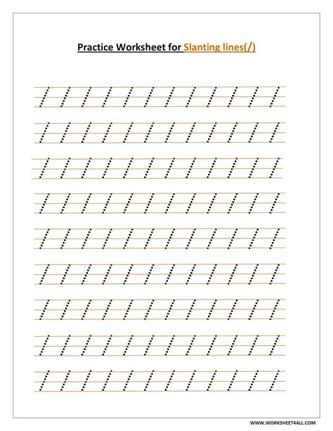 tracing lines worksheets preschool lines printable worksheets