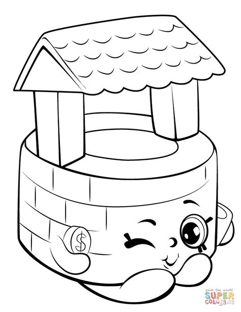penny wishing  shopkin coloring page  printable coloring pages